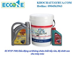 EC KY P709 Dầu động cơ không chứa chất tẩy rửa độ nhớt cao cho máy móc công nghiệp